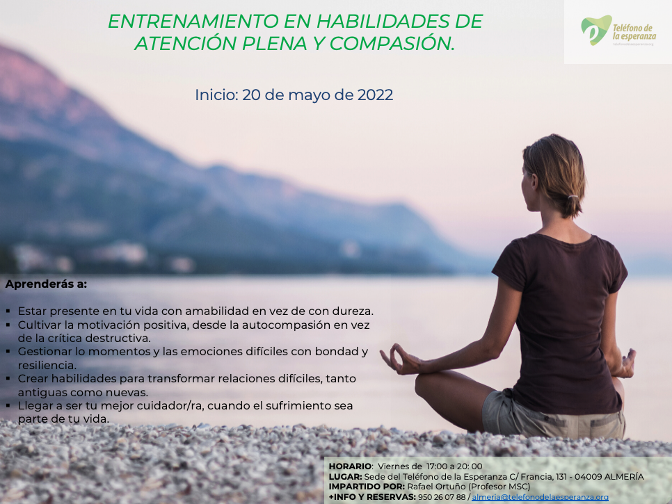 Entrenamiento en habilidades de Atención Plena y Compasión